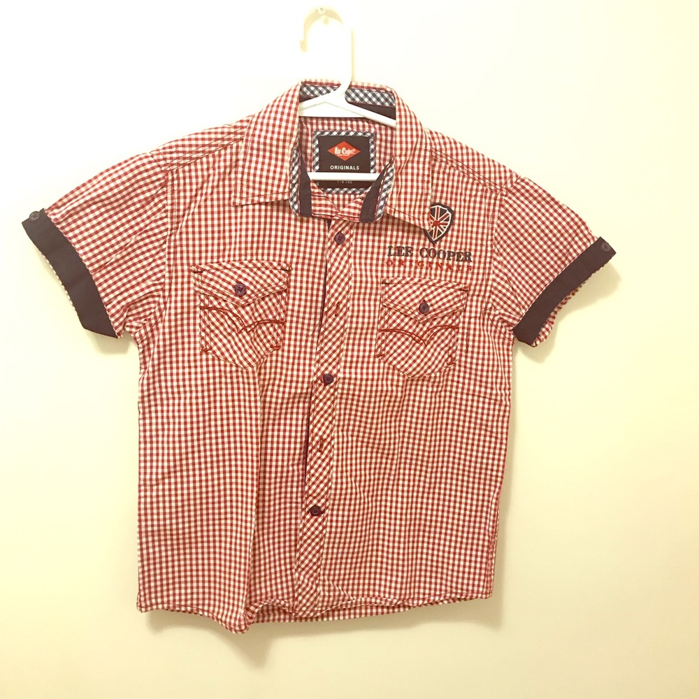 Lee Cooper Button Down Short Sleeve Shirt